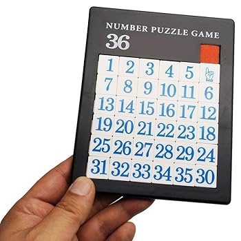 Amazon.co.jp: プラスチックスライド35数字パズル - 2パック